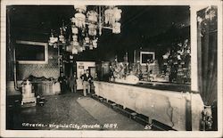 Crystal Bar, 1889 Virginia City, NV Postcard Postcard Postcard