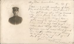 Young Sailor in uniform Postcard