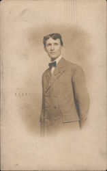 Portrait of a Young Man in a Suit Postcard