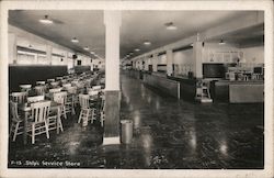 Ships Service Store, US Naval Training Station Farragut Navy Postcard Postcard Postcard