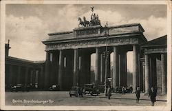 Brandenburger Tor (Gate) Postcard