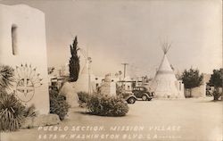 Pueblo Section, Mission Village 5675 W. Washington Blvd Los Angeles, CA Postcard Postcard Postcard