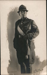 Benito Mussolini Postcard