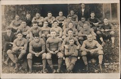 1917 Football Team "W" Seavy Postcard Postcard Postcard