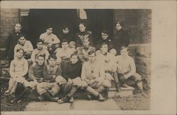 Boys Football Team 1907 Postcard