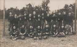 1922 Football Team "STHS" Saint Thomas Academy? Postcard