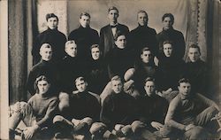 1908 Football Team Postcard Postcard Postcard