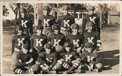 Football Team "K" KmA 1921 Postcard Postcard Postcard