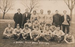 SAMEC Football Team 1909 Postcard Postcard Postcard