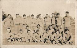 Football Team Postcard