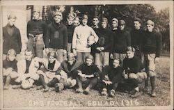 O.H.S. Football Squad 1916 Postcard Postcard Postcard