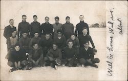 Boys Football Team Rome or Bartlett NY? Postcard