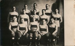 Collegians Football Team 1911 Postcard