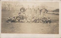 1909 Football Team Postcard