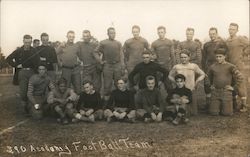 Academy Football Team Postcard