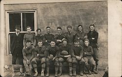 Football team and mascot dog Ridgefield, WA Postcard Postcard Postcard