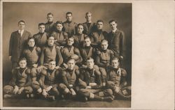 Football Team Postcard Postcard Postcard