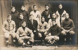 Algonquin High School 1909 Football Team Postcard