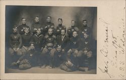 1908 Champions Erie Football Team College, Possibly Michigan Wolverines? Postcard Postcard Postcard