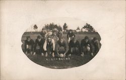 Algonquins Football Team Postcard Postcard Postcard