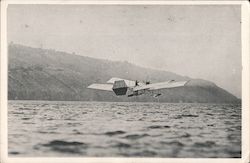 "Gink" flying the rebuilt "Langley" machine, Lake Keuka Hammondsport, NY Aviators Postcard Postcard Postcard