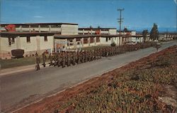 Trainees Learning To March Postcard