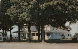 The Maples Motel and Restaurant Postcard