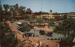 Town Square Main Street (Disneyland's Magic Kingdom) Postcard