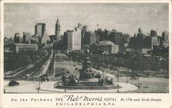 On the Parkway The Rob Morris Hotel at 17th and Arch Streets Philadelphia, PA Postcard Postcard Postcard