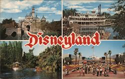 Views of Disneyland Postcard Postcard Postcard