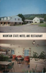 Mountain State Motel and Restaurant Postcard