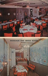 Basquaise and Ariege Rooms, Les Pyrenees New York, NY Postcard Postcard Postcard