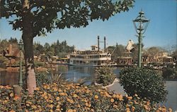 Sternwheeler, Mark Twain - Disneyland Anaheim, CA Postcard Postcard Postcard