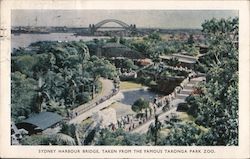 Sydney Harbour Bridge, Taken from the Famous Taronga Park Zoo Postcard