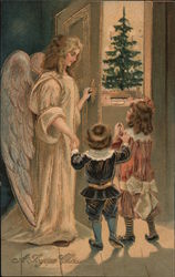 A Joyous Christmas Angels Postcard Postcard Postcard