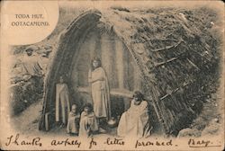 Toda Hut, Ootacamund India Postcard Postcard Postcard