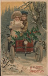 A Merry Christmas Children Postcard Postcard Postcard