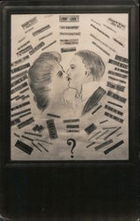 Homemade Photo: A Man and a Woman Kissing Postcard