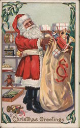 Christmas Greetings Postcard