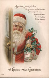 A Christmas Greeting Postcard