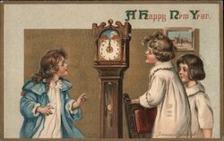 A Happy New Year Children Postcard Postcard Postcard