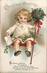 Christmas Greeting Postcard