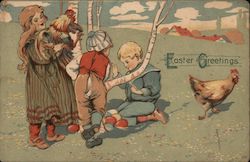 Easter Greetings Postcard