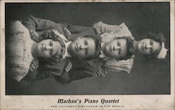 Machan's Piano Quartet - The youngest virtuosos in the world Postcard