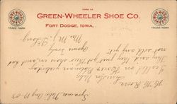 Green-Wheeler Shoe Co. Postcard