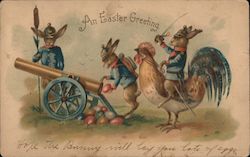 An Easter Greeting Postcard