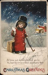 Christmas Greetings Ellen Clapsaddle Postcard Postcard Postcard