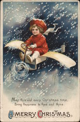 A Merry Christmas Children Ellen Clapsaddle Postcard Postcard Postcard