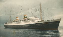 S.S. Nieuw Amsterdam, Holland-America Line Postcard