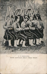 U.S. ZOUAVES. WITH BUFFALO BILL'S WILD WEST Postcard